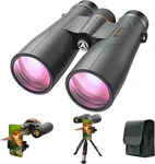 15X56 Uhd Binoculars For Adults High Powered With Phone Adapter And Tripod, Supe. Fixed Price $86.28.
