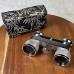 Vintage Swift Princess 2.5X Opera Glasses Mother Of Pearl & Chrome Japan #726. Fixed Price $21.99.