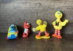 Sesame Street Cookie Monster Bus Elmo Sitter Big Bird Toys Cymbals Binoculars. Fixed Price $11.95.