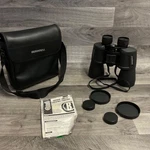 Bushnell 16X50 13-1650 183 Feet 1000 Yards Binoculars With Case & Manual. Fixed Price $32.99.