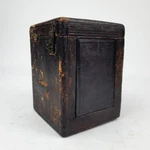 Antique French Carriage Clock Case Leather - No Strap Or Glass. Fixed Price $46.94.
