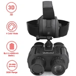 NV8000 1080P Hd Ir 3D Helmet Binocular Naked Eye Head Mount Night Vision Goggle. Fixed Price $133.00.