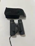 Bushnell Binoculars With Case 1.2 X 2.5 Black Bushmill Logo On The. Fixed Price $19.50.