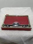 Vintage Elite Folding Opera Binocular Glasses Coated Lens Red Case Made Japan. Fixed Price $18.99.