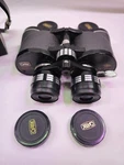 Vintage Binoculars: Optex Spi Magna Uv 7X - 15X35, Model 127 With Case. Fixed Price $40.00.