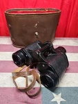 Vintage Wuest 6X30 No. 31174 Binoculars H-12 Field 7.5 With Leather Case. Fixed Price $37.50.