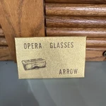 Arrow Crystar Lens Opera Glasses 2.5X Compact Coated Galilean Red/silver. Fixed Price $10.00.