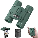 High Powered Mini Pocket Binoculars With Phone Adapter, Waterproof For All Ages. Fixed Price $31.00.