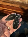 Vtg 2-1/2 Humvee Black Grenade Folding Pocket Knife W/ 1-7/8 Blade Nos. Fixed Price $9.75.