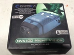 Barska NVX100 Night Vision Monocular Digital Camera And Case Works. Fixed Price $92.00.