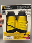 National Geographic Kids Binoculars- 30MM Lens Wide Angle- Yellow New Open Box. Fixed Price $24.99.