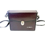 Vintage Minolta Binocular Case Brown Hard Shell Shoulder Strap Japan. Fixed Price $27.99.