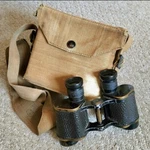 Rare WW2 1941 Raf Binoculars 1937, Pattern Webbing Case British Army Am. Fixed Price $134.35.