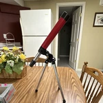 Tasco Power Earth & Space Refractor Telescope 30MM Coated 20-39X Tripod. Fixed Price $29.99.