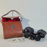 Vtg 70'S Tasco Deluxe 7X35 Binoculars Leather Case Lens Covers Made Japan. Fixed Price $24.95.