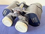 Vtg Yashica Binoculars Coated Optics 10 X 50 Field 5.3" W/ Case Made Japan. Fixed Price $37.00.