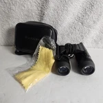 Brookstone Small Spectator Sport Outdoor Black Binoculars With Case + Neck Strap. Fixed Price $12.31.