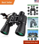 20X50 Waterproof Binoculars For Adults - Perfect Bird Watching & Stargazing. Fixed Price $64.79.