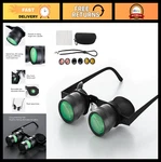 Handsfree Binocular Glasses With 10X Zoom, Hd Polarized Lens, Portable Telescope. Fixed Price $110.99.
