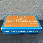 Vintage Folding Sport Glasses 2.5X25 Made Japan Pocketed Binoculars 2379. Fixed Price $20.00.