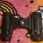 Brookstone 8X21 Compact Foldaway Binoculars Coated Optics Roof Prism Black. Fixed Price $45.00.