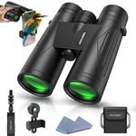 12X42 Hd Binoculars BAK4 Fmc Waterproof Low Light For Bird Watching Travel. Fixed Price $54.12.