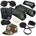 Vortex Optics Diamondback Hd 10X28 Binocular With Free Camo Forest Hat Bundle. Fixed Price $169.00.