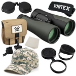 Vortex Optics Crossfire Hd 12X50 Green Binocular W/ Free Hat Camo Digital Bundle. Fixed Price $179.00.