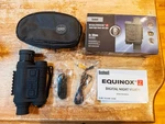 Bushnell Equinox 3X30, Digital Night Vision Monocular With Zoom, Open Box. Fixed Price $140.00.