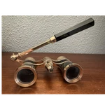 Vintage Opera Glasses Black Handle Gold Trim Collectible Binoculars. Fixed Price $35.99.