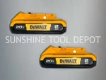 New Dewalt Max Batteries 2.0AH Lithium Li-ion Volt DCB203-2. Fixed Price $54.99.