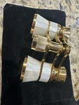 Tasco Golden Abalone Mother Of Pearl Lightweight Wide Angle Compact Binoculars. Fixed Price $75.00.