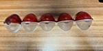 Rubbolite 20/03/00 Caps Red And Clear X5. Fixed Price $26.65.
