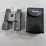 Bushnell Powerview Compact Roof Prism Binoculars Black W/ Case Tested. Fixed Price $22.49.