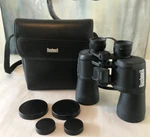 Bushnell 13-1056 Wide Angle Binoculars & Case Black 10X50 341FT 1000 Yds Great. Fixed Price $32.00.