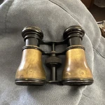 Lemaire Paris Brass Antique Opera Glasses Binoculars Black Finish PRE-1930. Fixed Price $200.00.
