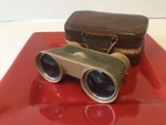 Swift Lark Vintage Binoculars Opera Glasses Alligator Finish With Case Steampunk. Fixed Price $58.00.