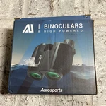 Aurosports 10X25 Binoculars Low Light Vision Large View Hunt Games Birding. Fixed Price $19.99.