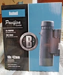 Sealed Unopened New Bushnell Pacifica Guide 10X 42MM Binoculars Nib. Fixed Price $52.00.