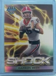 2024 Bowman Best Carson Beck Shock Refractor Case Hit Short Print Sp Uga. Fixed Price $29.99.