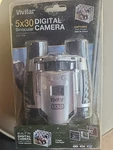 Vivitar 5X30 Digital Camera Binocular Open Box Free Shipping. Fixed Price $21.99.