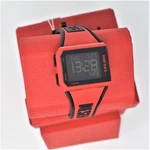 Diesel Unisex Chopped Digital Black & Red Silicone Strap Watch DZ1923. Fixed Price $121.32.