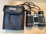 Bushnell 4X30 Power View Binoculars With Case Compact Pocket Size. Fixed Price $12.99.