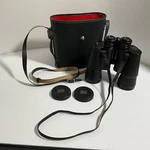 Hoya Oculus Binoculars Amber Hard Coated Leather Case Lens Covers Field 10 X 50. Fixed Price $24.00.