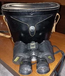 Vintage Bushnell Binoculars Insta-focus 7X35 Tasco Case. Fixed Price $17.00.