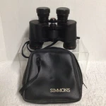 Vintage Simmons Binoculars #1101 Fully Coated Optics 7X35 420 Ft 1000 Yd & Bag. Fixed Price $19.95.