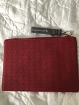 American Airlines Travel Pouch Red Fabric Lined Branded Strap. Fixed Price $10.00.