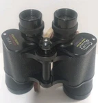 Vtg Stellar Famous Precision 7X50 Binoculars Coated Optics With Strap Case. Fixed Price $26.99.