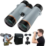 10X42 Binoculars For Adults With Ed Glass, BAK4 Prism, Waterproof, Fogproof, Low. Fixed Price $154.81.