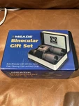 Meade Gift Set 8X32 Compact Binoculars 264FT/1000YDS Field Of View W/ Case. Fixed Price $19.99.